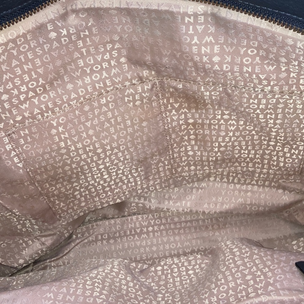 Kate Spade Fernrose Baxter Street Shoulder Tote Bag Purse in Asphalt EUC - Picture 9 of 11